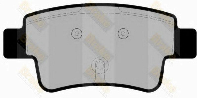 BRAKE ENGINEERING pa1869 -  Комплект тормозных колодок, дисковый тормоз